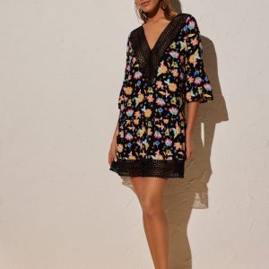 VESTIDO CORTO FLORES