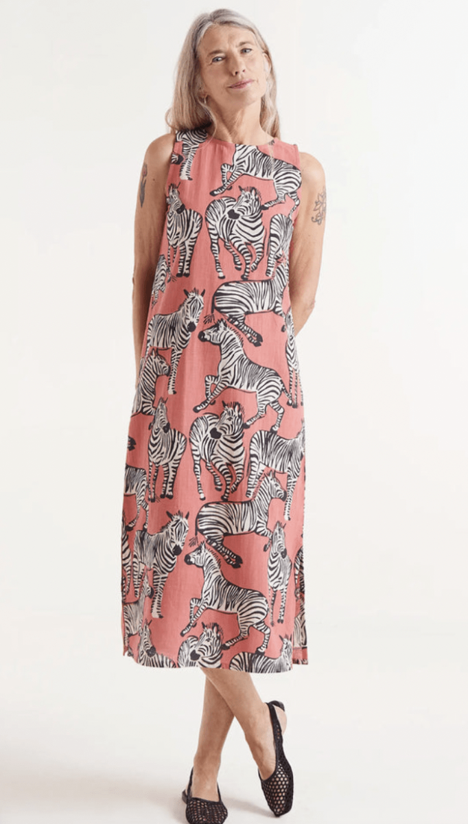 VESTIDO MIDI ZEBRA - Imagen 2
