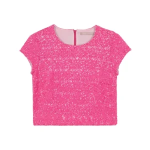 Top Fiesta Lentejuelas Chicle